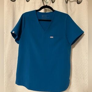 Figs Women’s Alps Blue Catarina Scrub Top Size M